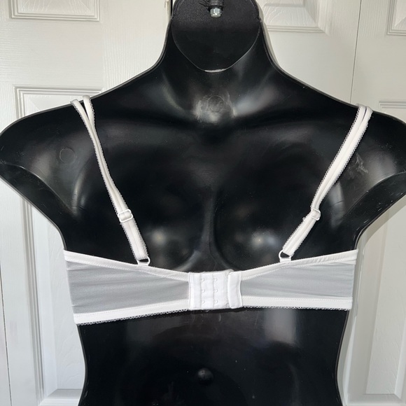 Victoria’s Secret balconette bra white/nude lace Sz 38DD - Picture 5 of 10